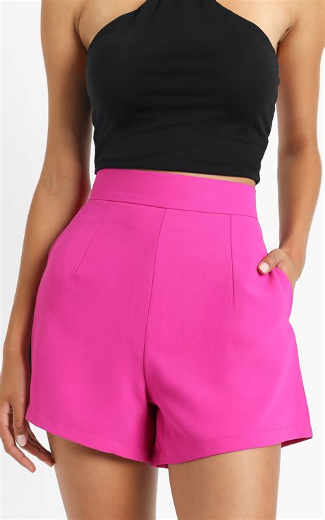 pink shorts for women